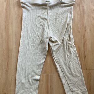 Cottonique Ribbed Capri Pants